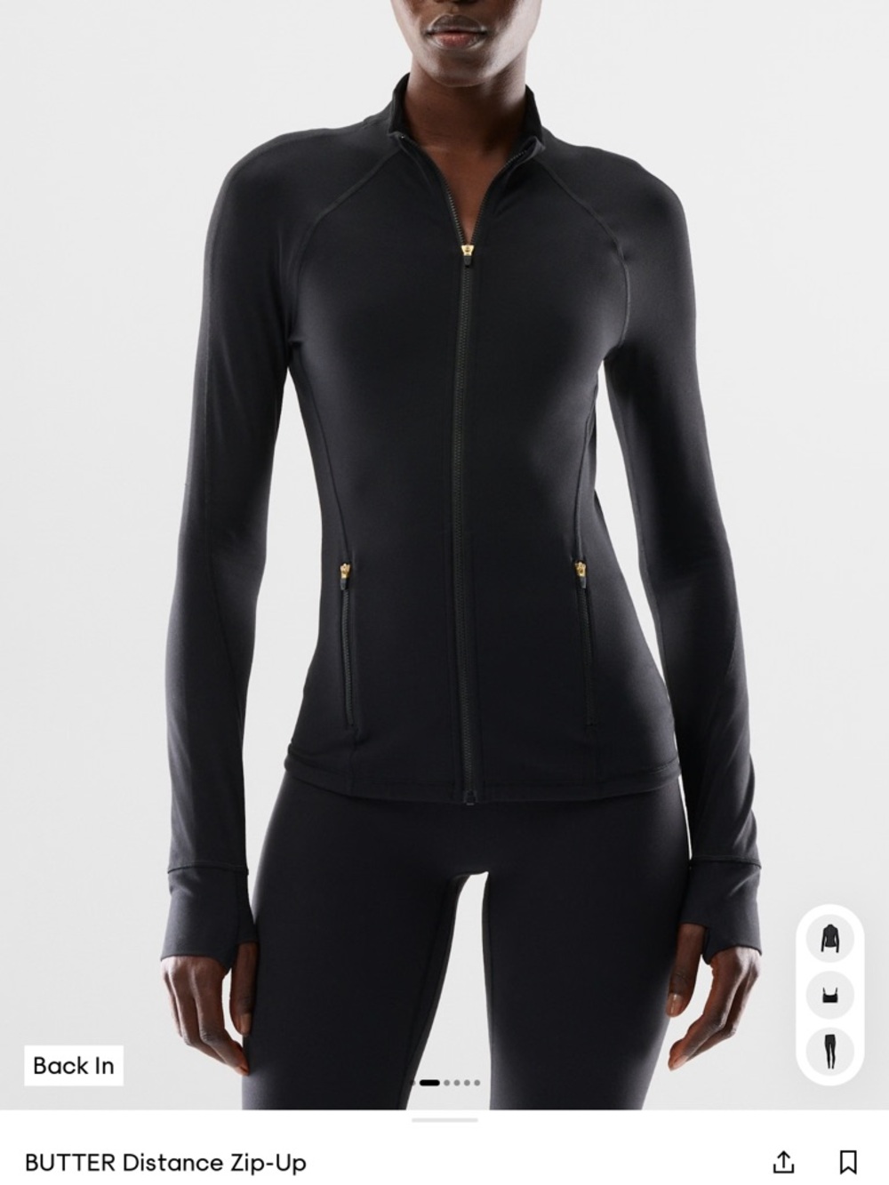 TNA GOLDEN ATHLETIC Black Women's Zip-Up Jacket